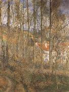 Camille Pissarro La Cotedes Boeufs at the Hermitage near Pontoise Sweden oil painting artist